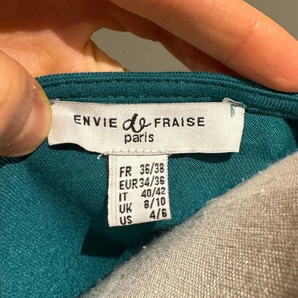 Maternity & Nursing V-neck Top Sz 4/6 - Picture 6 of 7